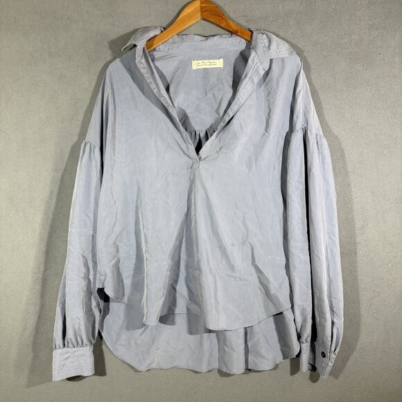 Free People Tops - Free People We The Free Love Until Tomorrow Poet Blouse in Sky Size Large